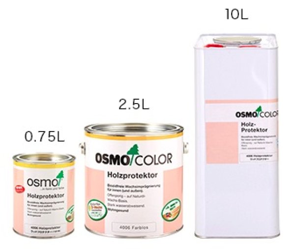 オスモ ウッドステインプロテクター 10L オスモ＆エーデル オスモ 木部 屋外用 自然塗料 おすも OSMO ウッドデッキ DIY (90 - 1